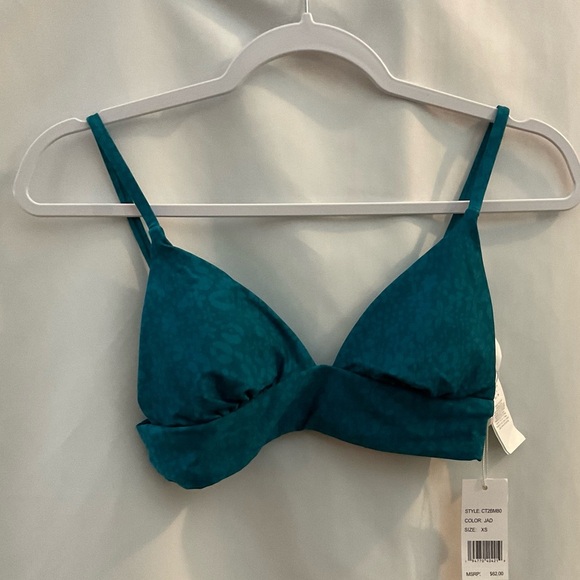 Citrus Bikini Swim Top Jade XS - Picture 1 of 4